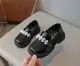 Туфли для девочки с бусинками черные 10551, розмір 30