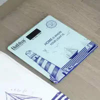 Підлогові ваги Bathlux виконані із загартованого скла супероточные до 180 кг дизайн Navy style