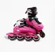 Роликовые коньки D-44 M Best Roller колеса PU светятся. Pink (размер 34-38) (169998)