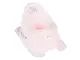 Антиковзкий дитячий горщик з музикою Bunny powder pink