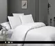 Полуторное Турецкое Постельное Белье First Choice Deluxe Satin Royce White 160х220см