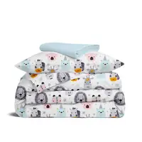 Подростковая постель с простыней на резинке SAFARI ANIMALS CS13