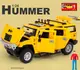 Модель автомобиля Hummer H2 из металла 1:24. Металлическая машинка Хаммер H2 желтая, звук мотора и свет фар