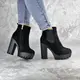 Женские ботильоны на каблуке Fashion Cori 1337 40 размер 25 см Черный