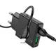 Адаптер сетевой HOCO Type-C to Lightning Delgado dual port charger N38 |1USB/1Type-C, 20W/3A, PD/QC|