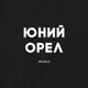 Мужская футболка "Юний орел" XXL, (черний)