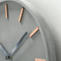 Настінний годинник Gela сірий бетон d28см (1xAA 1.5V) Гранд Презент 3453200