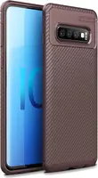 Чехол-накладка TOTO TPU Carbon Fiber 1,5mm Case Samsung Galaxy S10 Coffee