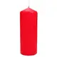 Свічка столова циліндр Bispol AURA Candles sw60/150-030 Червонй
