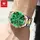 Часы наручные Olevs 2870 Green Accents