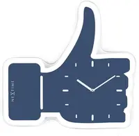 Настенные часы "Thumbs Up!", синие 23х20 см