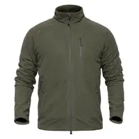 Тактична флісова кофта Pave Hawk PLY-5 Green 2XL чоловіча з коміром і теплою підкладкою