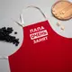 Фартук "Папа очень занят", Красный, русский