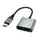 Переходник HOCO digital audio converter Type-C to Type-C+3.5mm UPA34 |10W/2A, DAC, 0.15m|