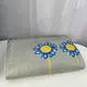 Электропростынь двуспальная с двумя зонами с цветным рисунком LUX Байка Турция 155x170 см 55166 Синий Цветок