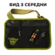 Молодежная тактическая сумка для патчей на плечо с 4 карманами black