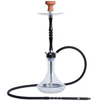 Кальян Monster Hookah MN 04-BK Black Style – алюмінієвий кальян з прозорою скляною колбою та дифузором, висота 60 см.