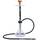 Кальян Monster Hookah MN 04-BK Black Style — алюминиевый кальян с прозрачной стеклянной колбой и диффузором, высота 60 см