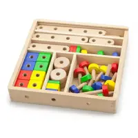 Деревянный конструктор Viga Toys 53 детали (50490)