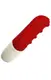 Вибратор мини с выраженным рельефом в виде складочек AMOR VIBRATOR RAMBO Red (Приложение НЕ Функционирует!)
