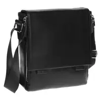 Мужская кожаная сумка Borsa Leather K18877-black