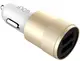 Автомобильное зарядное устройство GOLF GF-C13 Car charger 2USB 2.1A Gold