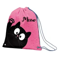 Сумка для обуви YES Meow 558760 розовая