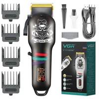 Машинка для стрижки акумуляторна VGR V-699 BLACK 5 Вт чорна