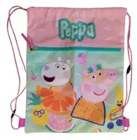 Сумка для обуви, котомка, детский рюкзак Peppa Pig, Свинка Пеппа розовый