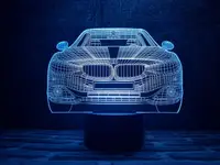 Сменная пластина для 3D светильников "Автомобиль 10 " 3DTOYSLAMP