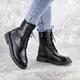 Ботинки женские Fashion Tootsie 2409 40 размер 25,5 см Черный