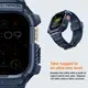 Чехол и ремешок Spigen для Apple Watch Ultra 1/2 (49 mm) - Rugged Armor Pro 2 in 1, Navy Blue (ACS07389)