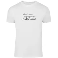 Футболка What"s your superpower? - I"m Ukrainian! L FTB_22U005_L