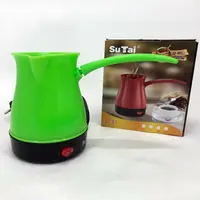 Кофеварка турка электрическая SuTai. Цвет: зеленый