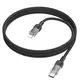 Кабель HOCO Type-C to Lightning Spirit PD transparent charging data cable U129 |27W, 1.2M|