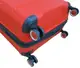 Пластиковый маленький чемодан из полипропилена 40L My Polo красный