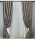 Комплект штор (2шт. 1х2,7м.) микровелюр, коллекция "Petek YL". Цвет серо-коричневый. Код 1710ш 31-0061