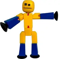 Фигурка игровая для анимационного творчества Stikbot TST616-23UAKDY желтая