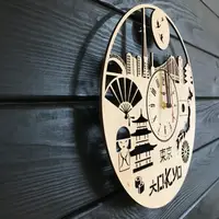 Часы настенные из дерева «Токио»