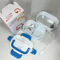 Ланч бокс електричний із підігрівом Lunch Heater 220 V Pro, ланч бокс від мережі. Колір: синій