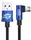 Кабель USB Baseus MVP Elbow MicroUSB 2м, Blue (CAMMVP-B03)