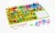 Логическая деревянная доска Чудо-логика Английский алфавит WToys, магнитная рыбалка, пальчиковый лабиринт. Multicolor (162817)