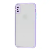 Чехол для iPhone XS Max - Goospery Matte Case, Lilac (Камера закрытая)