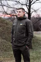 Деми -Сезонская военная куртка мягкая Шел (Соффтел) Хаки