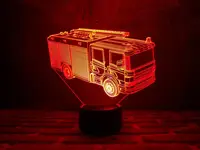 Сменная пластина для 3D светильников "Автомобиль 12" 3DTOYSLAMP