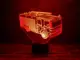 Сменная пластина для 3D светильников "Автомобиль 12" 3DTOYSLAMP