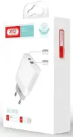 Сетевое зарядное устройство XO L64 PD Power Adapter 20W/1 USB 1 USB-C White