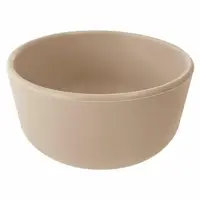 Тарелка глубокая Minikoioi Bowl 400 мл 12 см силиконовая бежевый (101080108)