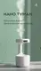 Увлажнитель воздуха портативный Kinscoter DQ-011 Anti Gravity Humidifier электрический 800 мл, Green