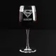 Бокал для вина "Superman" персонализированный, Деревянная подарочная коробка с гравировкой